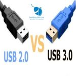USB types 2.0 and 3.0