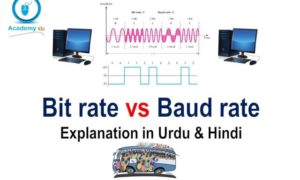 Bit rate and Baud rate